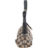 Gucci Monogram GG Canvas Navy Pochette Shoulder Bag
