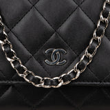 Chanel Quilted Lambskin Wallet on Chain Crossbody Bag