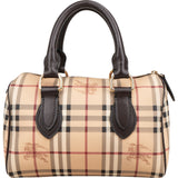 Burberry Haymarket Check Boston Handbag