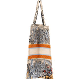 Christian Dior Embroidered Canvas Dioriviera Tropical Book Tote Handbag