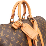 Louis Vuitton Monogram Canvas Keepall 45 Bandoulière Travel Bag
