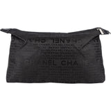 Chanel Monogram Nylon New Travel Line Bag Pouch