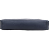 Burberry Blue Pebbled Leather Briefcase Handbag