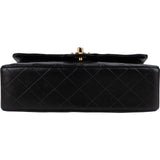 Chanel Quilted Lambskin 24K Gold Small Double Flap Shoulder Bag