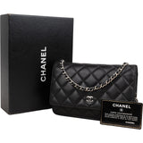 Chanel Quilted Lambskin Wallet on Chain Crossbody Bag