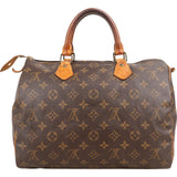 Louis Vuitton Monogram Canvas Speedy 30 Handbag