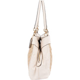 Coach Monogram Signature Jacquard Hallie Shoulder Bag