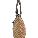 Gucci Monogram GG Canvas Horsebit Shoulder Bag