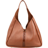 Givenchy Grained & Croc-Embossed Leather G-Hobo Medium Shoulder Bag