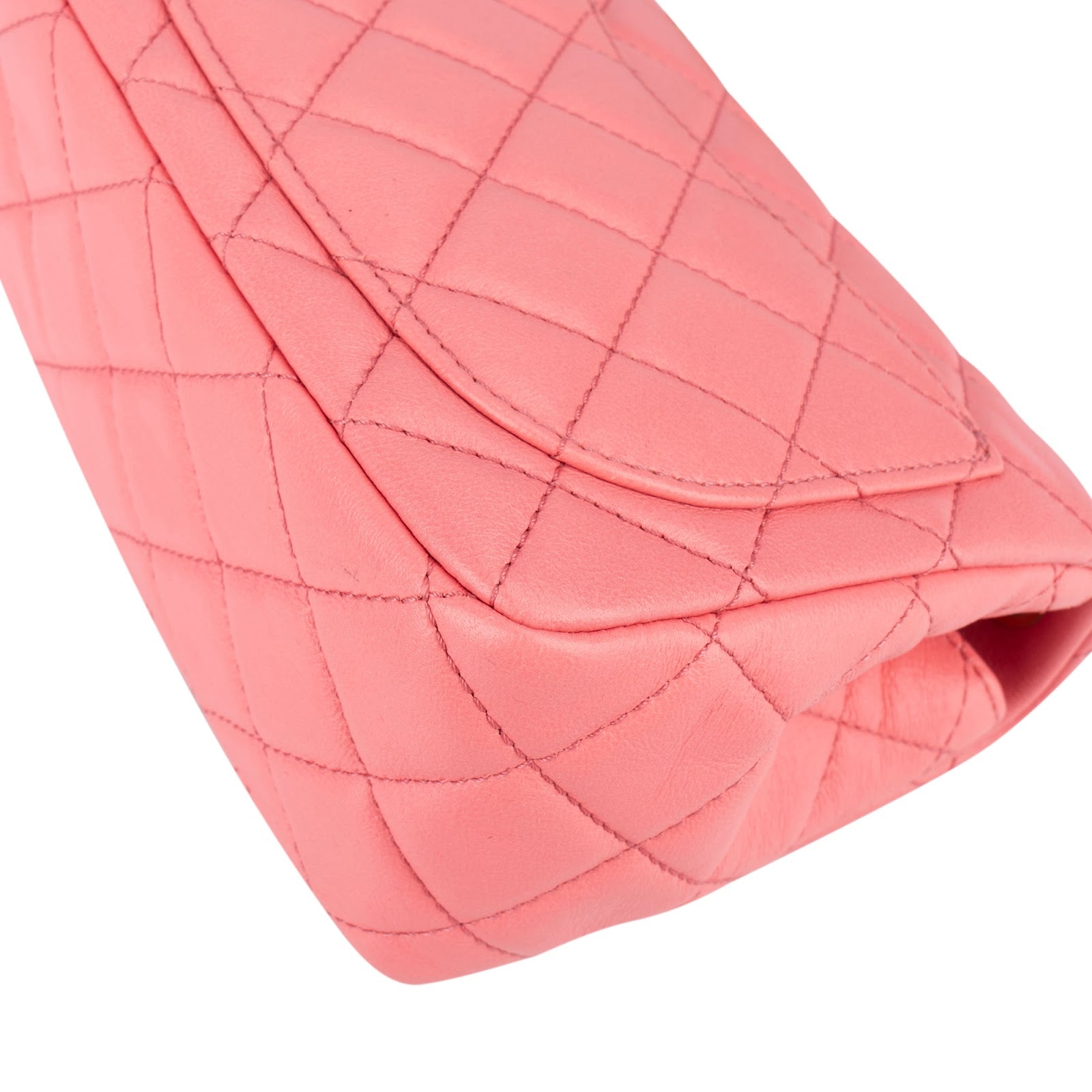 Chanel Quilted Lambskin Mini Rectangular Single Flap Adjustable Crossbody Bag - vintageandkickz