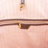 Louis Vuitton Monogram Damier Ebene Canvas Neverfull MM Shoulder Bag