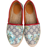 Gucci Monogram GG Supreme Floral Espadrilles Shoes (38,5)