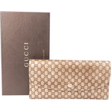 Gucci Guccissima Leather Continental Flap Wallet