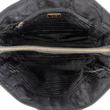 Prada Nylon and Leather Chain Tote Shoulder Bag - vintageandkickz
