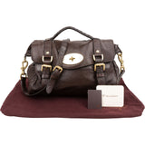 Mulberry Soft Buffalo Leather Alexa Satchel Crossbody Handbag