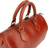 Louis Vuitton Cognac Epi Leather Speedy 30 Handbag