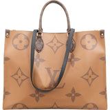 Louis Vuitton Monogram Giant Reverse OnTheGo GM Handbag