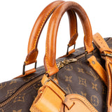 Louis Vuitton Monogram Canvas Keepall 50 Bandoulière Travel Bag