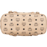 MCM Monogram Visetos Shopper Tote Shoulder Bag