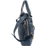 Balenciaga Blue Leather City Handbag