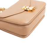 Celine Calfskin Classic Box Medium C Lock Crossbody Bag