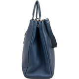 Christian Dior Blue Calfskin Leather Diorissimo Handbag
