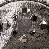 MCM Visetos Monogram Metallic Stark Studded 2 in 1 Small Backpack