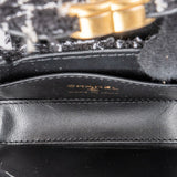 Chanel Quilted Tweed Nano Kelly Crossbody Handbag