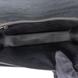 Louis Vuitton Noir Epi Leather Sellier Dragonne Pochette Clutch