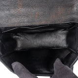 Chloé Black Leather Elsie Turnlock Crossbody Bag