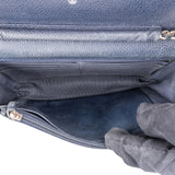 Chanel Quilted Caviar Leather Wallet on Chain Crossbody Bag