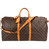 Louis Vuitton Monogram Canvas Keepall 60 Bandoulière Travel Bag