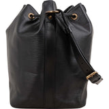 Louis Vuitton Noir Epi Leather Sac Noé Petit Shoulder Bag