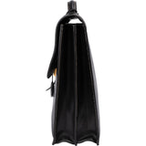Hermès Noir Courchevel Leather Sac à Dépêches Business Handbag