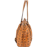 MCM Monogram Visetos Satchel Handbag