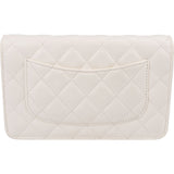 Chanel Quilted Lambskin Paris-Cosmopolite Charms Two-Tone Wallet On Chain Crossbody Bag