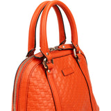 Gucci Microguccissima Leather Grey Mini Dome Handbag