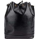 Louis Vuitton Noir Epi Leather Sac Noé Grande Shoulder Bag