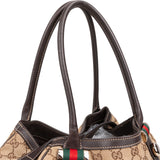 Gucci Monogram GG Canvas Abbey D-Ring Tote Shoulder Bag