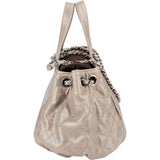 Chanel Glazed Quilted Lambskin Portobello Tote Shoulder Handbag