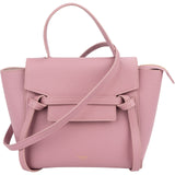 Celine Pink Grained Calfskin Nano Belt Handbag