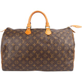 Louis Vuitton Monogram Canvas Speedy 40 Handbag