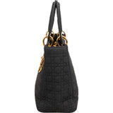 Christian Dior Quilted Nylon Lady Dior Handbag
