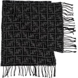 [🔄️B06 / F28] Fendi Wool Monogram FF Emblem Schal Scarf - vintageandkickz