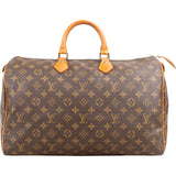 Louis Vuitton Monogram Canvas Speedy 40 Handbag