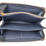 Louis Vuitton Leather Monogram Empreinte Zippy Wallet
