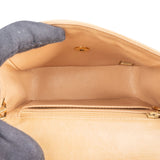 Chanel Quilted Lambskin 24K Gold Mini Single Flap Crossbody Bag