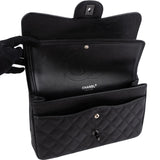 Chanel Soblack Edition Quilted Calfskin Jumbo Double Flap Crossbody Bag