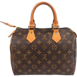 Louis Vuitton Monogram Canvas Speedy 25 Handbag