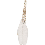 Chanel 22 White Quilted Lambskin Hobo Shoulder Bag - vintageandkickz
